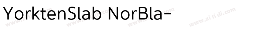 YorktenSlab NorBla字体转换